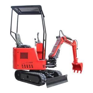 1 Ton Hydraulic Crawler Chinese Manufacturer Small Excavator Mini for Sale Cheap Price