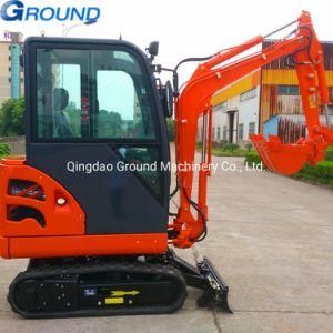 High performance Mini Excavator backhoe adpots quick hitch