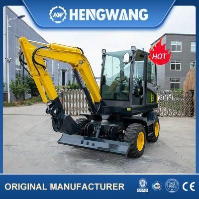 Excavating Machinery Wheeltype Excavator with Flexible Configurations