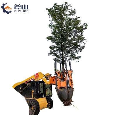 Tree Spade Transplanter Attachment for Skidsteer Excavator