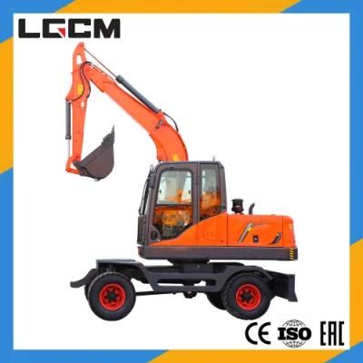 Lgcm LG85 Wheel Excavator Construction Equipment for Sale