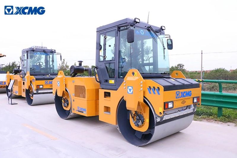 XCMG Road Construction Equipment Roller Xd83 Double Steel Wheel Hydraulic Dual Drive
