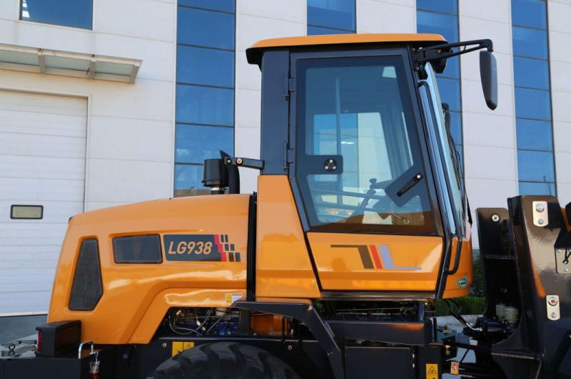 Lugong Mini Multiduty 2.2ton LG940 Wheel Loader Used in Farm Garden Landscaping Construction Livestock with Hydraulic Torque