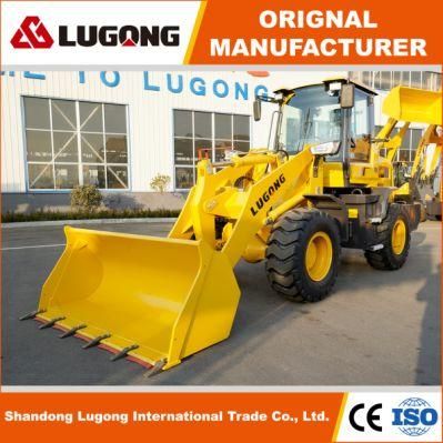 Lugong 2m&sup3; Bucket Capacity Ariculture Machine Compact Wheel Loader