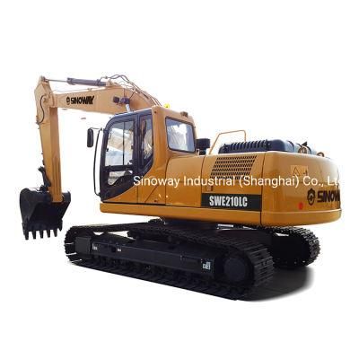 21.5 Ton Hydraulic Crawler Excavator Swe210LC with Cummins Engine
