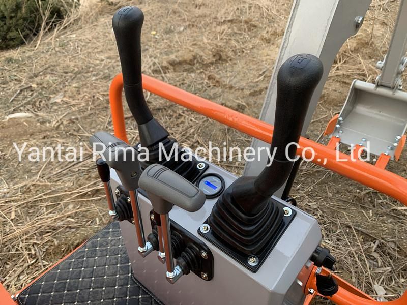 1 Ton Construction Equipment Small Engineering Excavator with Swing Boom