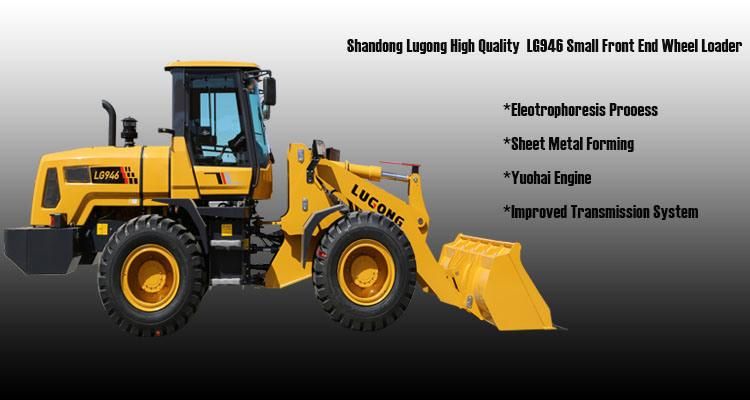 Lugong Brand Compact Model New Design High Bucket Capacity Mini Wheel Loader