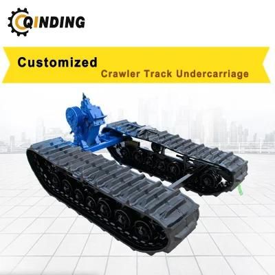 Drilling Rig Crusher and Screener Crawler Track Undercarriage