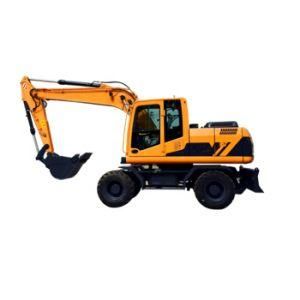 Chinese Shandong 1 Ton Brand Wheel Excavator Manufacturer Sell Swing Motor Mini Excavator Micro Digger Machine Price