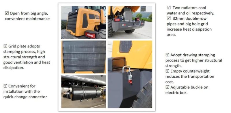 Lugong New Style Front End Wheel Loader LG930 for Farm
