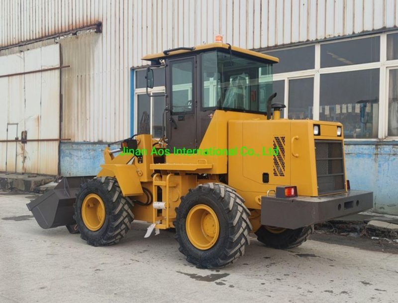 2022 2ton Mini Front End Loading Machine Wheel Loader for Construction