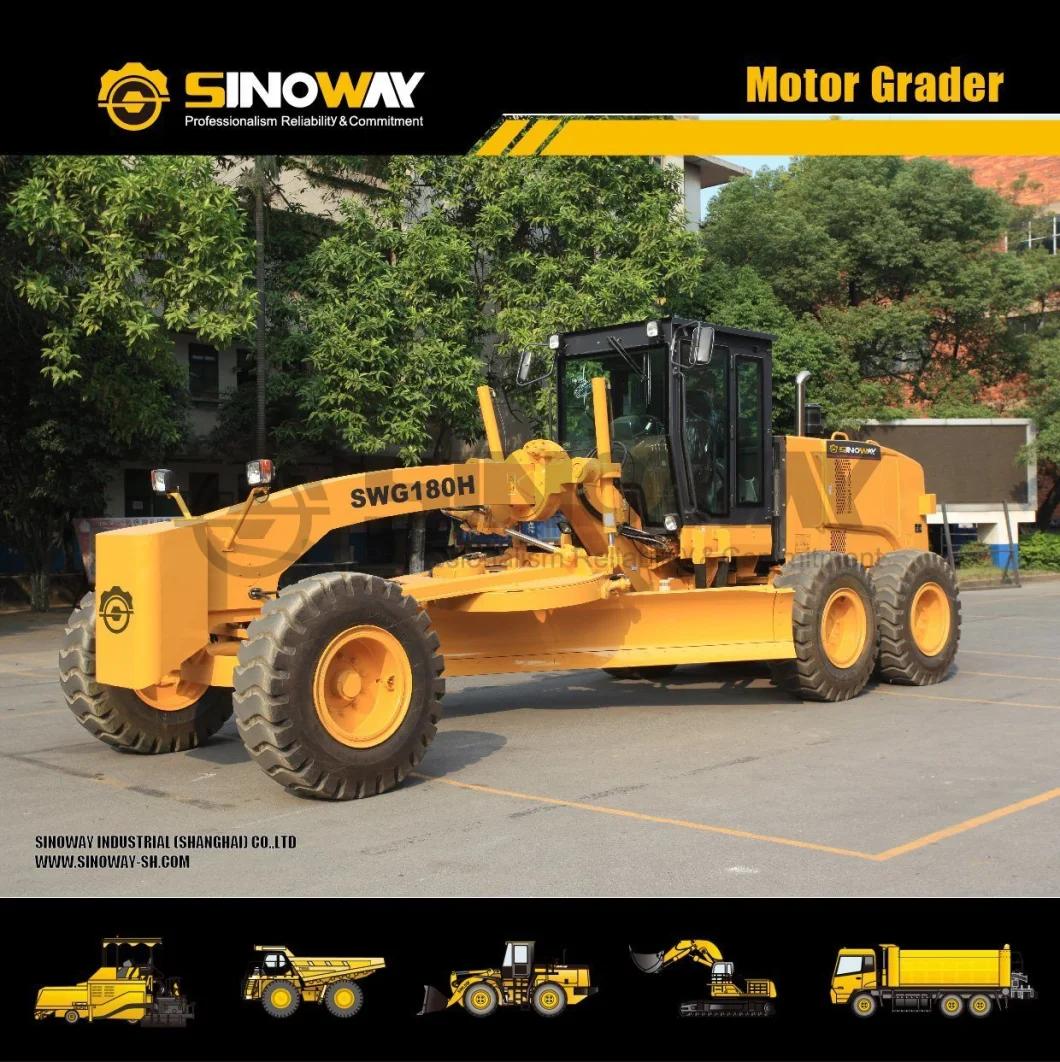 New Condition Hydraulic Motor Grader with Front Blade and Ripper