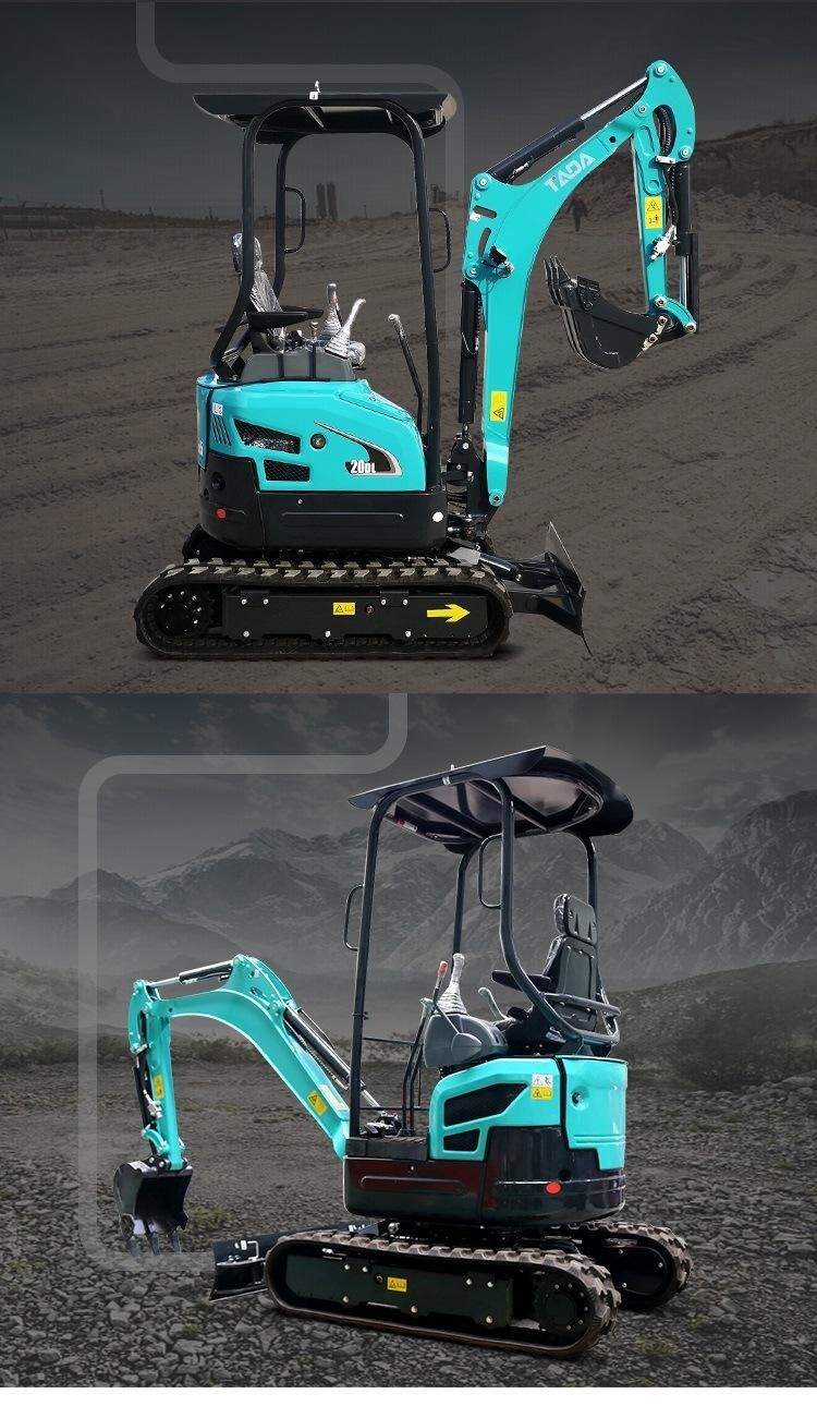 New Design Small Mini Garden Excavator 2 Ton Mini Digger for Wholesales