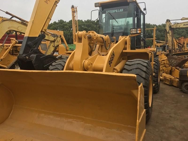 Used Wheel Loader Original Caterpillar Cat966h for Loading Log