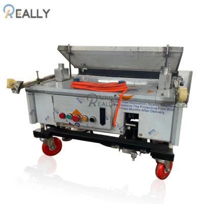 Automatic Wall Cement Plaster Finishing Machine Portable Wall Plastering Polisher Wet Cement Smoothing Surface Grinding Machine