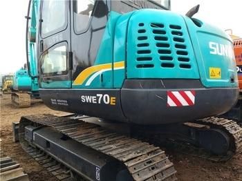 Small Used Excavator Sunward Swe70e 7t Good Condition Cheap Price