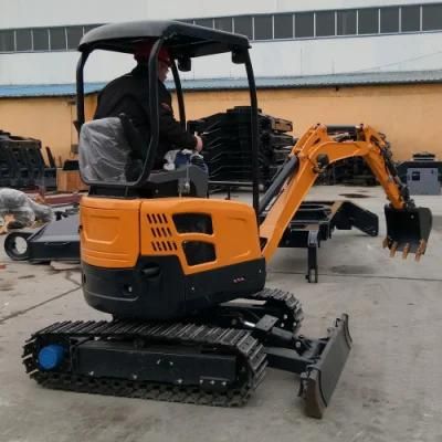 CE EPA Certificate Hydraulic 2 Ton 0.05m3 Bucket Mini Excavator Meet CE/EPA/Euro 5 Emission