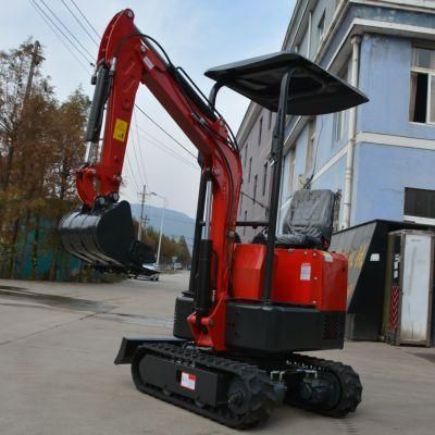 8.6kw 1800r/Min Diesel Engine Mini Digging Excavator machine