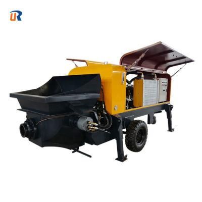 Electric Fine Stone Concrete Trailer Portable Pump 20mm