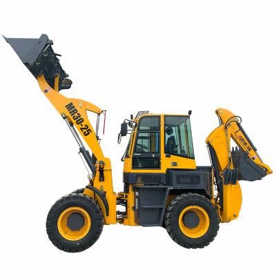 Heavy Wz30-25 Retroexcavadora China Wheel Mini Excavator Backhoe Loader
