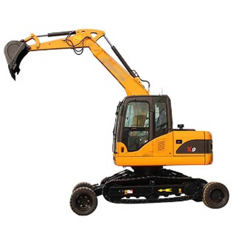 9tons Earthmoving Wheel Excavator X9