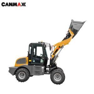 Wheelloader 1t 1.2t 2t Mini Wheel Loader Canmax Cm912 Kubota R430 for Sale