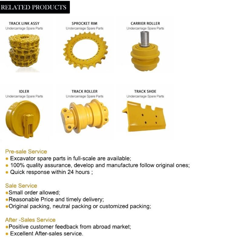 Crawler Excavators Spare Part D4h Bulldozer Double Flange Track Roller 7g4837 Bottom Roller