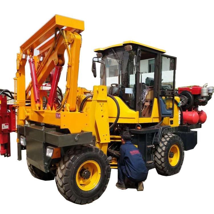 Hydraulic Static Loader Mounted Highway Pile Driver