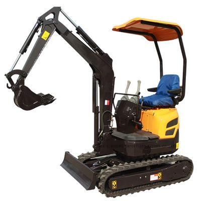Mini Excavator Sh16 China Small-Scale Excavator Operating Weight 1.4t