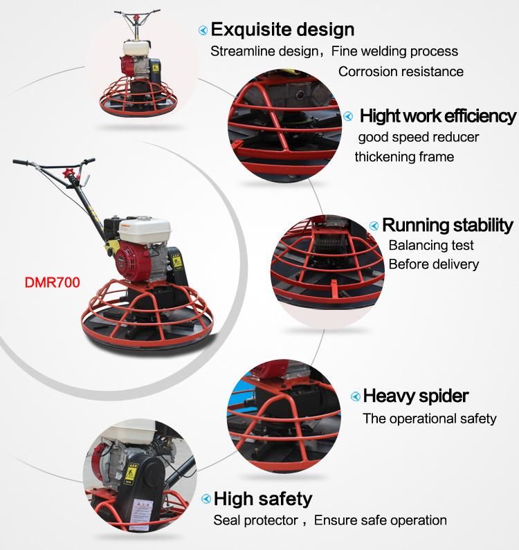 Factory Price Gasoline Engine Concrete Power Trowel Machine