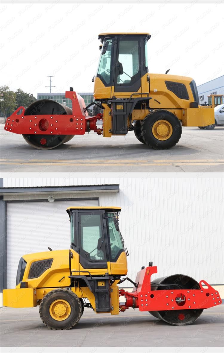 Construction Machine Vibrating Double Drum New Wheel Road Roller Price Fyl-D206