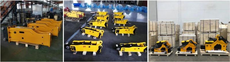 PC200 Excavator 140mm Hydraulic Rock Hammer Breaker for 20t Excavator