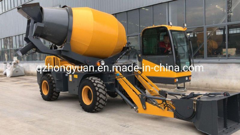 Hongyuan Hy350 Mini Self Loading Concrete Mixer for Sale
