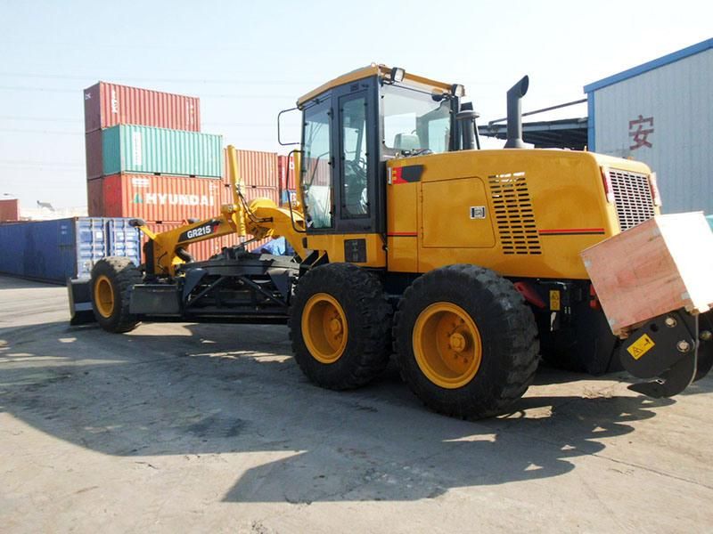 Mini Graders Gr215 210HP Motor Grader with Cum-Mins Engine