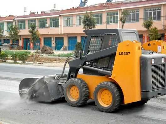 Lonking Brand Earthmoving Machinery Cdm312 1.2 Ton Skid Steer Loader