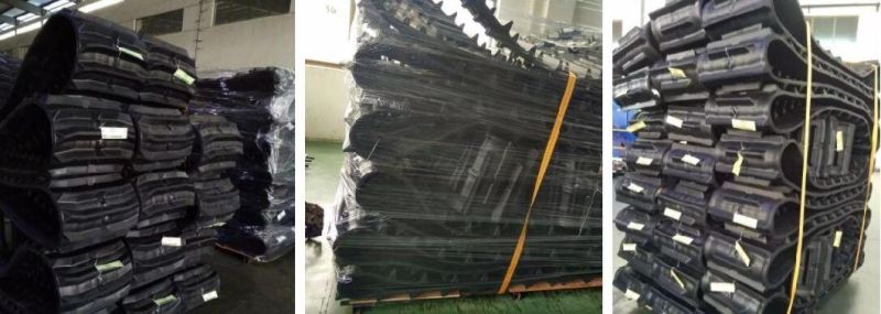 Excavator Rubber Track Undercarriage Parts BV206 620*90.6*64