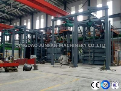 2021 Hot Sales! Hanger Chain Metal Surface Track Type Shot Blasting Machine