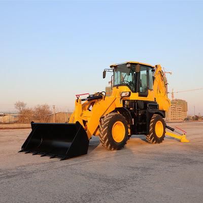 Manufacturer 4X4 Back Hoe Loader China Wheel Mini Excavator Backhoe Loader