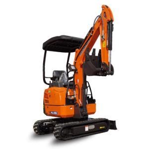 Agricultural Track Mini Excavators Rl-17 Mini Excavator 1.5ton Digger Backhoe Excavator