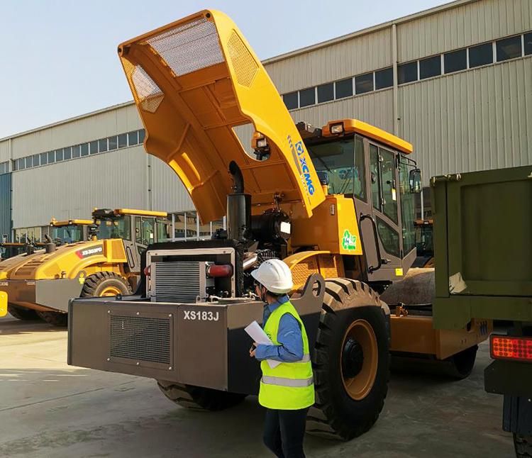 XCMG Official Xs183j 18 Ton Vibration Road Roller Compactor for Sale