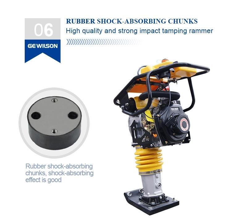 Double Air Filter Road Tamping Rammer