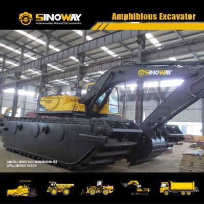 Multifunctional Aquatic Excavator 30ton Amphibious Digger for Sale