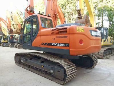 Used 22ton/Doosan Dx225/Dh225 Excavators/20ton Excavator/ Middle Excavator/Diggers/Jcb