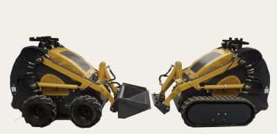 Cheap Price Mini Skid Steer Wheel Loader with Quick Hitch