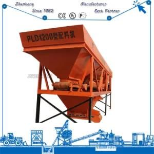 Accurate Aggregate Weighting Electric PLD1200 Concrete Batcher Machine in Machinery Three Bins