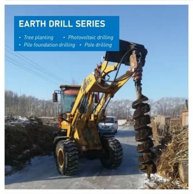 Mini Excavator Attachments Arth Auger Excavator Drill Planting Trees and Digging Holes for Electric Poles So Easy