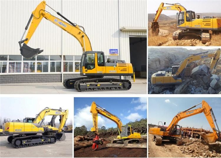 XCMG Official 25 Ton Crawler Excavator China New Hydraulic Excavator Machine Xe265c with Excavator Spare Parts Price