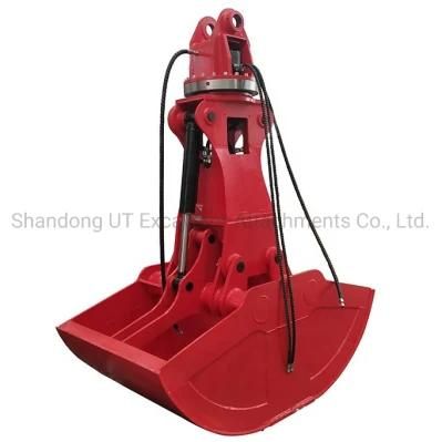 Excavator Clamshell Grab Bucket/ Rotation Clamshell Bucket/ Hydraulic Cargo Grab Bucket