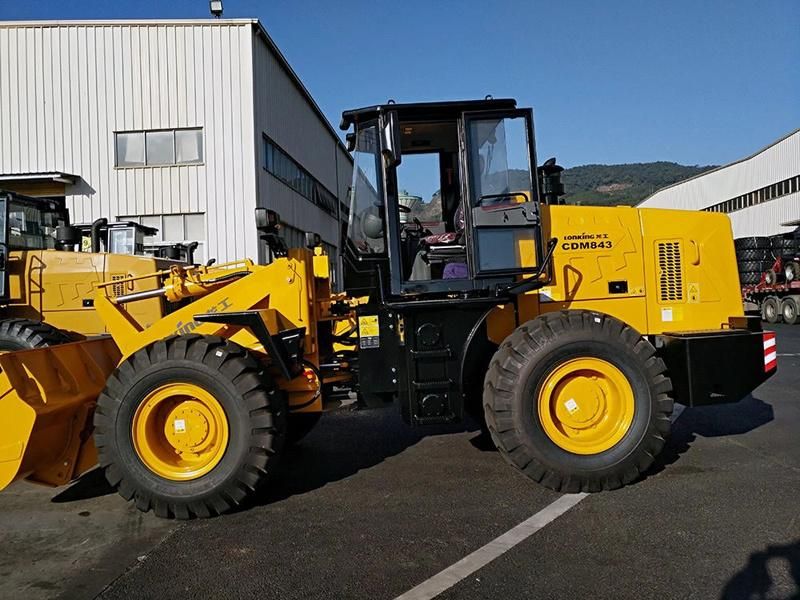 Skid Steer Cheap Price Lonking LG833n 3t Small Wheel Loaders