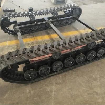 Customizable Rubber Track Chassis Undercarriage Load Weight 800kg